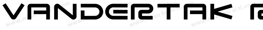 Vandertak Regular字体转换